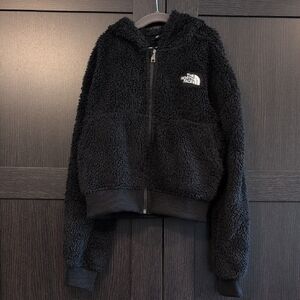The North Face Kids Black Sherpa Jacket